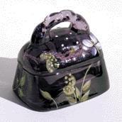 Fenton Violet purse trink box